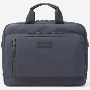 Johnston & Murphy Hudson Waterproof Laptop Briefcase in Navy Blue